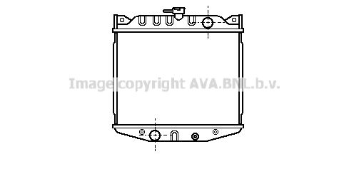 AVA QUALITY COOLING Радиатор, охлаждение двигателя SZ2004